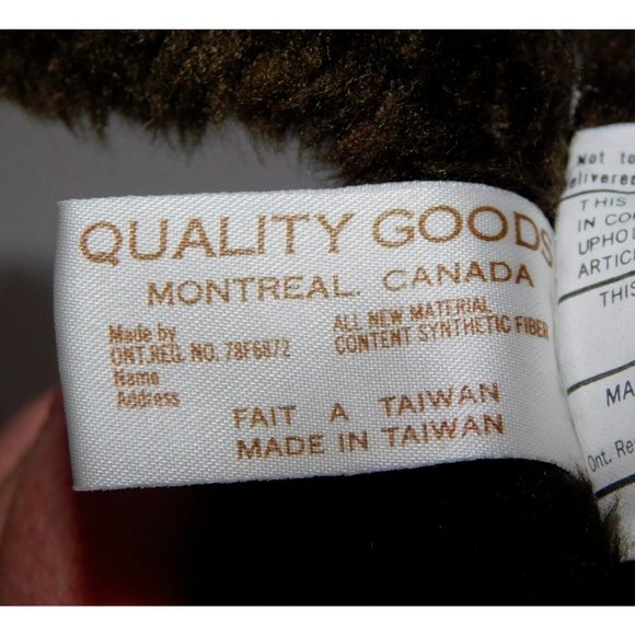 Vintage Quality Goods Canada 8" FUN MONKEY Thumb Sucking Plush Plastic Chimp - Picture 3 of 6